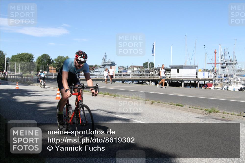 17.08.2025 - KN Förde Triathlon 2025 Yannick Fuchs http://msf.ph/oto/8619302 17.08.2025 13:19:06 Radfahren 423, 447, 496, 525, 540 meine-sportfotos.de
