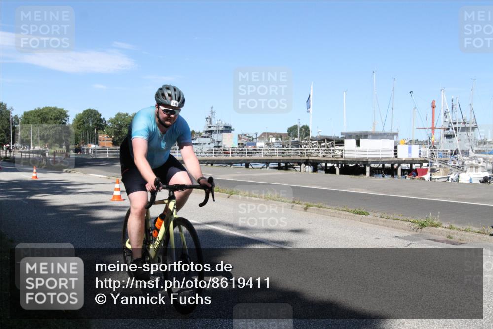 17.08.2025 - KN Förde Triathlon 2025 Yannick Fuchs http://msf.ph/oto/8619411 17.08.2025 13:21:35 Radfahren 519 meine-sportfotos.de