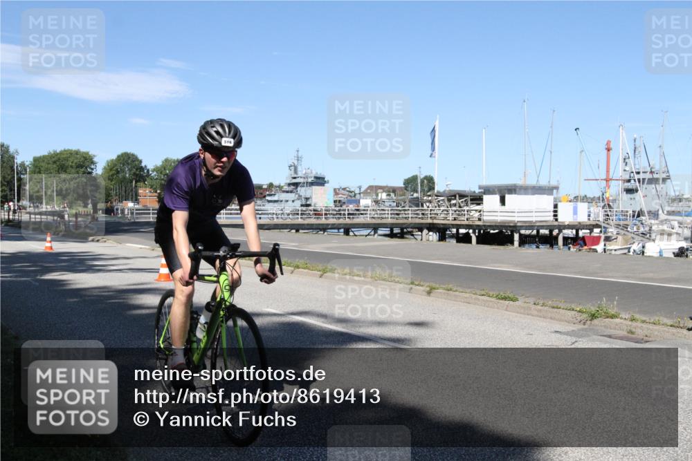 17.08.2025 - KN Förde Triathlon 2025 Yannick Fuchs http://msf.ph/oto/8619413 17.08.2025 13:21:41 Radfahren 516, 519, 520 meine-sportfotos.de