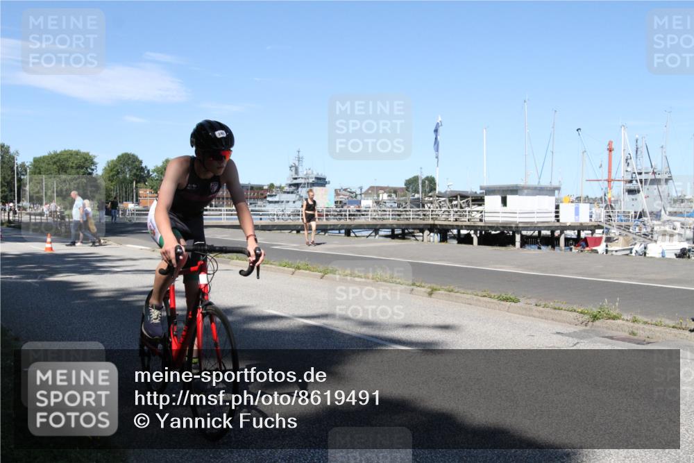 17.08.2025 - KN Förde Triathlon 2025 Yannick Fuchs http://msf.ph/oto/8619491 17.08.2025 13:23:38 Radfahren 395, 432, 535 meine-sportfotos.de