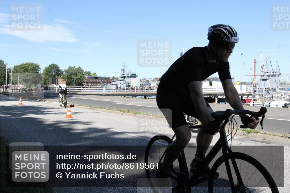 17.08.2025 - KN Förde Triathlon 2025 Yannick Fuchs http://msf.ph/oto/8619561 17.08.2025 13:25:29 Radfahren 487, 500, 518, 535, 549 meine-sportfotos.de