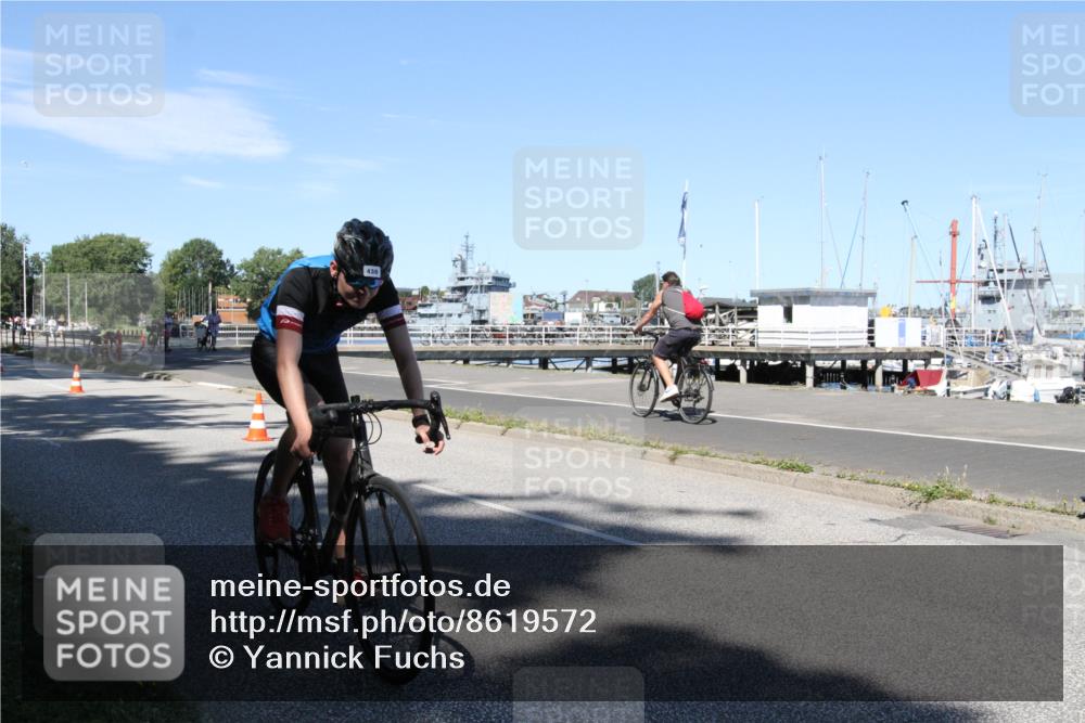 17.08.2025 - KN Förde Triathlon 2025 Yannick Fuchs http://msf.ph/oto/8619572 17.08.2025 13:25:54 Radfahren 430, 448, 531 meine-sportfotos.de