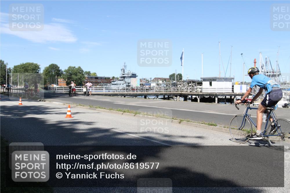 17.08.2025 - KN Förde Triathlon 2025 Yannick Fuchs http://msf.ph/oto/8619577 17.08.2025 13:26:05 Radfahren 396, 436, 448, 465, 478 meine-sportfotos.de