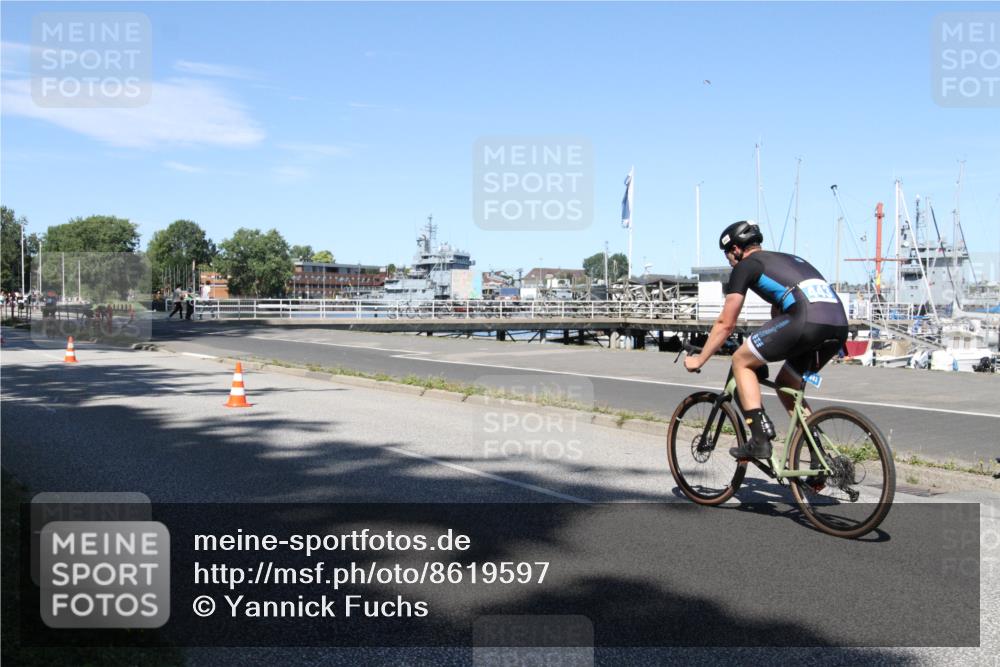 17.08.2025 - KN Förde Triathlon 2025 Yannick Fuchs http://msf.ph/oto/8619597 17.08.2025 13:26:28 Radfahren 443, 483, 485 meine-sportfotos.de