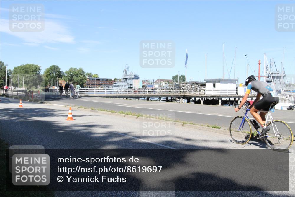 17.08.2025 - KN Förde Triathlon 2025 Yannick Fuchs http://msf.ph/oto/8619697 17.08.2025 13:29:30 Radfahren 480, 502, 529 meine-sportfotos.de