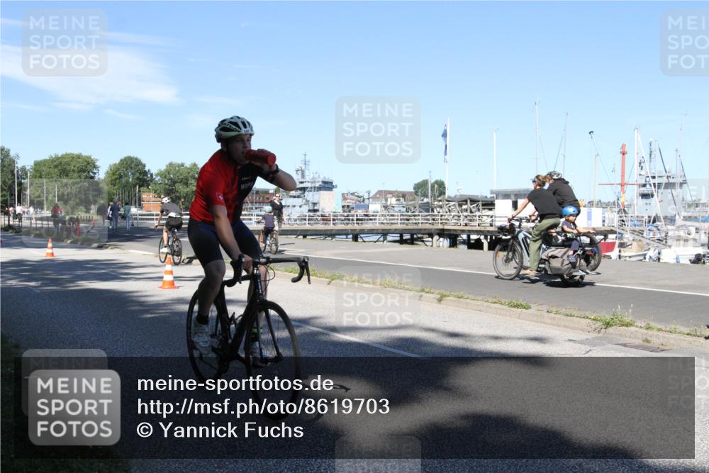 17.08.2025 - KN Förde Triathlon 2025 Yannick Fuchs http://msf.ph/oto/8619703 17.08.2025 13:29:40 Radfahren 397, 534 meine-sportfotos.de