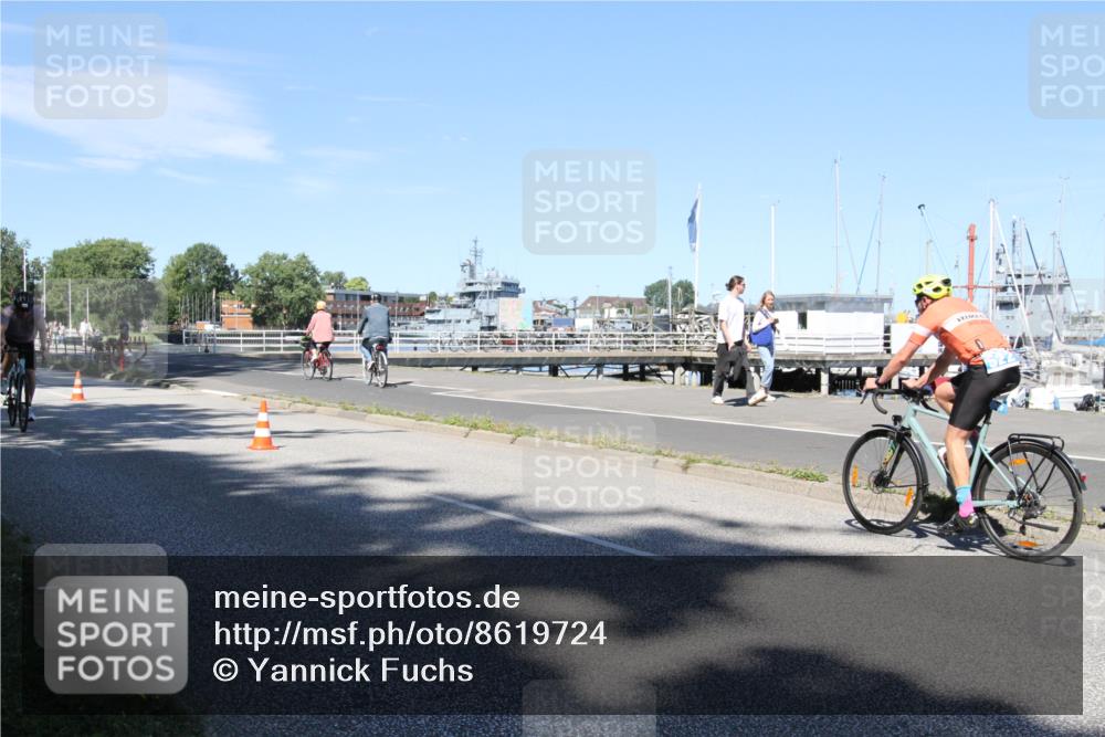 17.08.2025 - KN Förde Triathlon 2025 Yannick Fuchs http://msf.ph/oto/8619724 17.08.2025 13:30:43 Radfahren 504, 522 meine-sportfotos.de