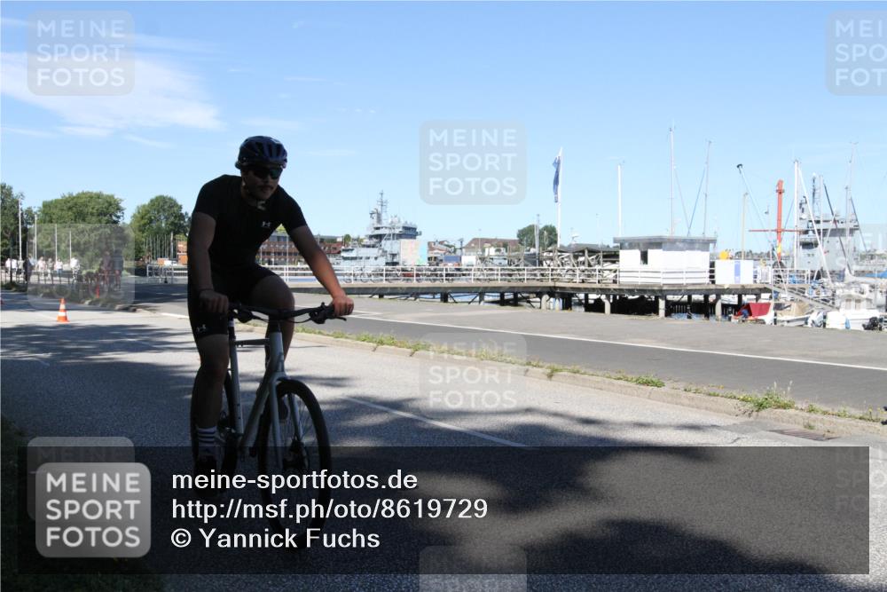 17.08.2025 - KN Förde Triathlon 2025 Yannick Fuchs http://msf.ph/oto/8619729 17.08.2025 13:30:49 Radfahren 482, 496, 504, 522, 526 meine-sportfotos.de