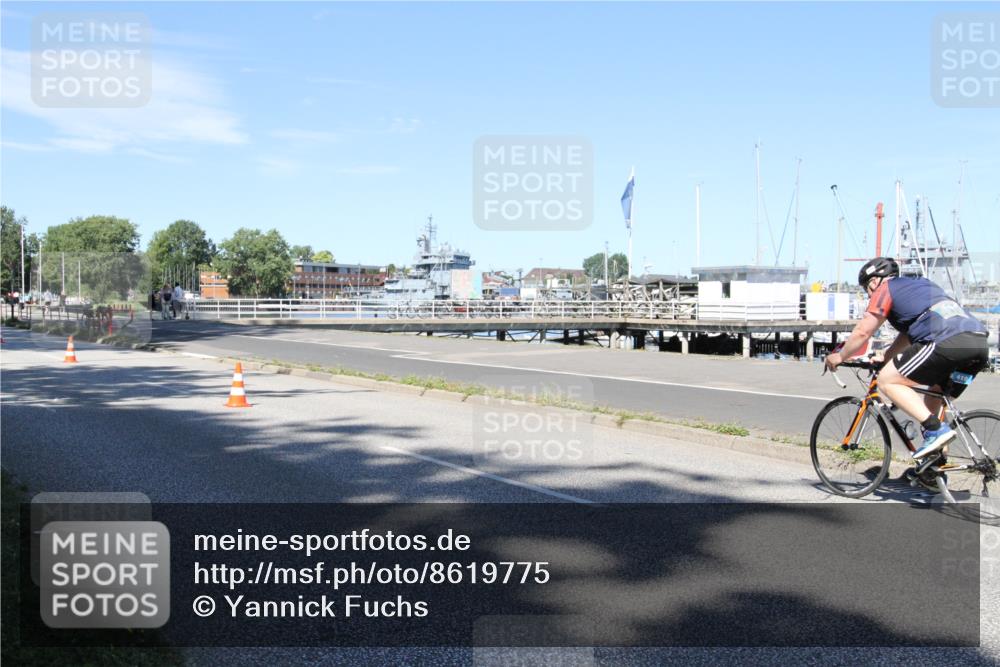17.08.2025 - KN Förde Triathlon 2025 Yannick Fuchs http://msf.ph/oto/8619775 17.08.2025 13:32:39 Radfahren 410, 546 meine-sportfotos.de
