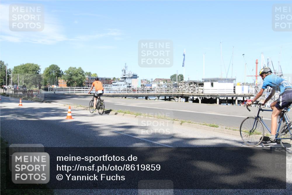 17.08.2025 - KN Förde Triathlon 2025 Yannick Fuchs http://msf.ph/oto/8619859 17.08.2025 13:38:38 Radfahren 478, 485, 523 meine-sportfotos.de