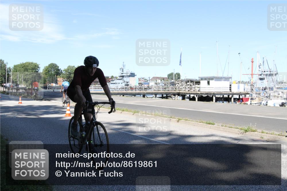 17.08.2025 - KN Förde Triathlon 2025 Yannick Fuchs http://msf.ph/oto/8619861 17.08.2025 13:38:40 Radfahren 478, 485, 523 meine-sportfotos.de
