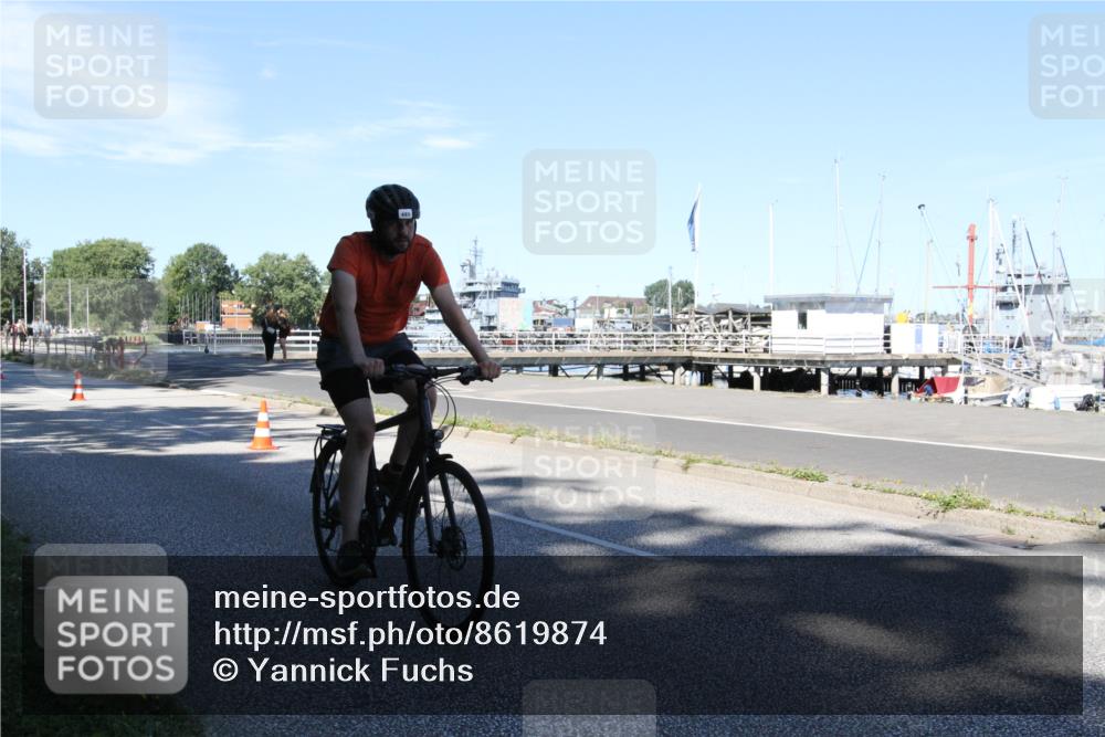 17.08.2025 - KN Förde Triathlon 2025 Yannick Fuchs http://msf.ph/oto/8619874 17.08.2025 13:40:35 Radfahren 478, 485 meine-sportfotos.de