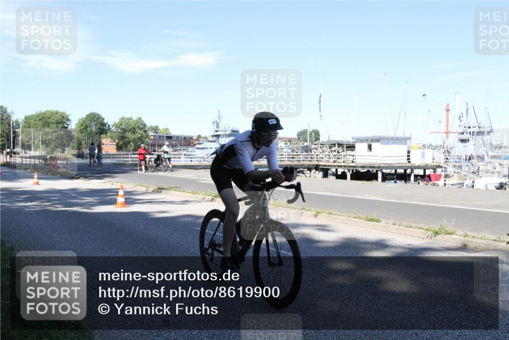 17.08.2025 - KN Förde Triathlon 2025 Yannick Fuchs http://msf.ph/oto/8619900 17.08.2025 13:47:16 Radfahren 510 meine-sportfotos.de