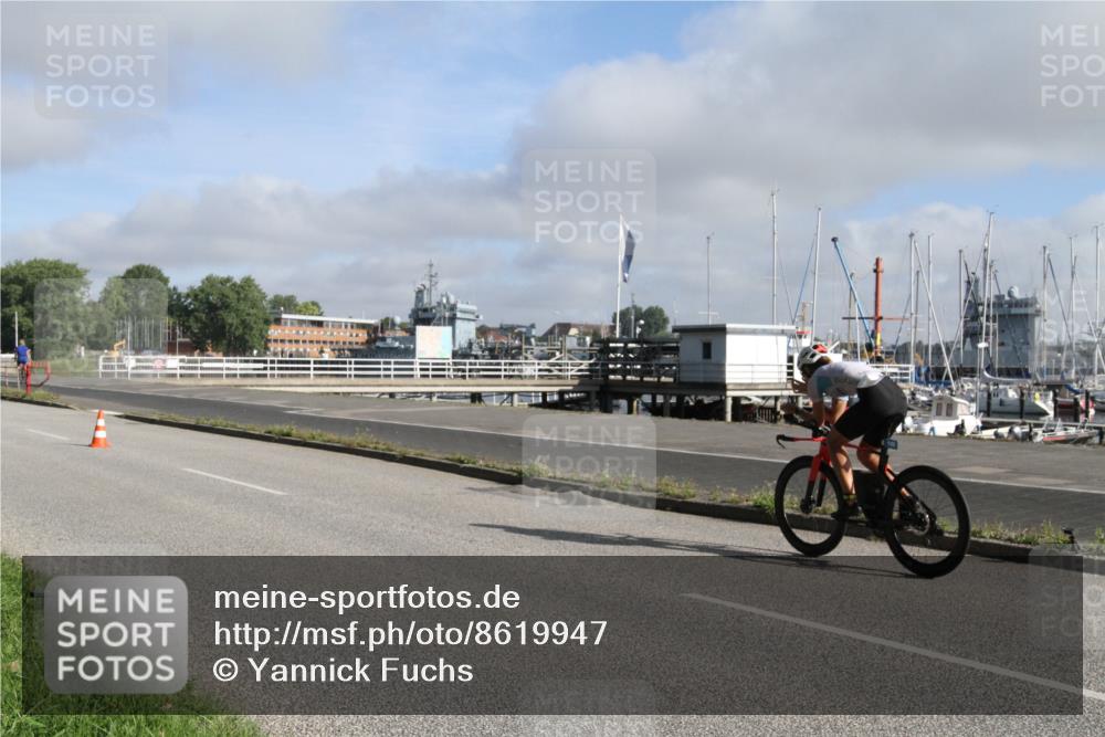 17.08.2025 - KN Förde Triathlon 2025 Yannick Fuchs http://msf.ph/oto/8619947 17.08.2025 09:16:45 Radfahren 105, 121 meine-sportfotos.de
