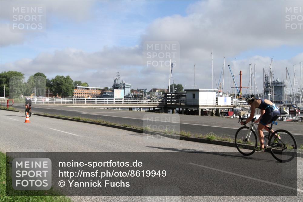 17.08.2025 - KN Förde Triathlon 2025 Yannick Fuchs http://msf.ph/oto/8619949 17.08.2025 09:16:47 Radfahren 105, 121 meine-sportfotos.de