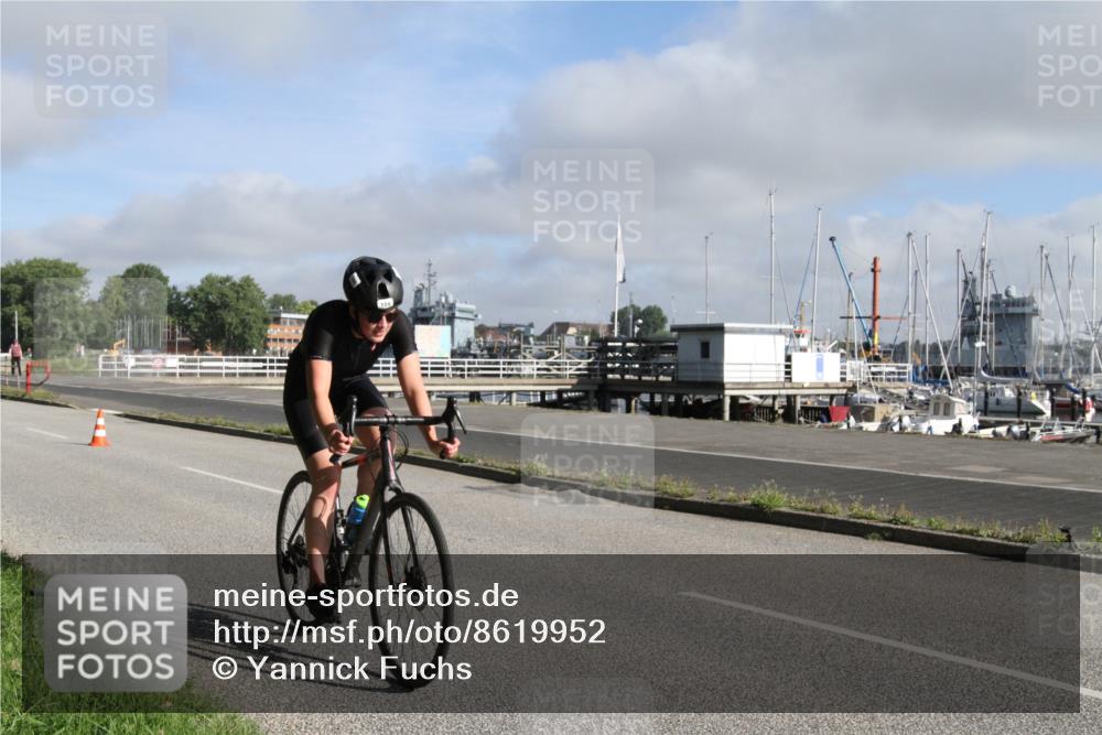 17.08.2025 - KN Förde Triathlon 2025 Yannick Fuchs http://msf.ph/oto/8619952 17.08.2025 09:17:16 Radfahren 106, 110 meine-sportfotos.de