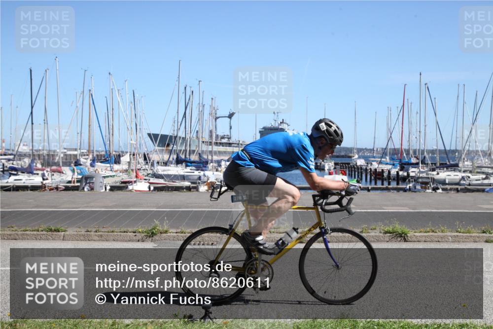 17.08.2025 - KN Förde Triathlon 2025 Yannick Fuchs http://msf.ph/oto/8620611 17.08.2025 11:55:51 Radfahren 376 meine-sportfotos.de