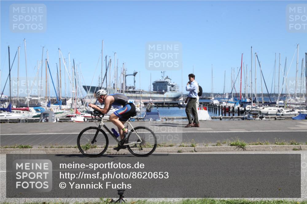 17.08.2025 - KN Förde Triathlon 2025 Yannick Fuchs http://msf.ph/oto/8620653 17.08.2025 12:44:47 Radfahren 401, 404 meine-sportfotos.de