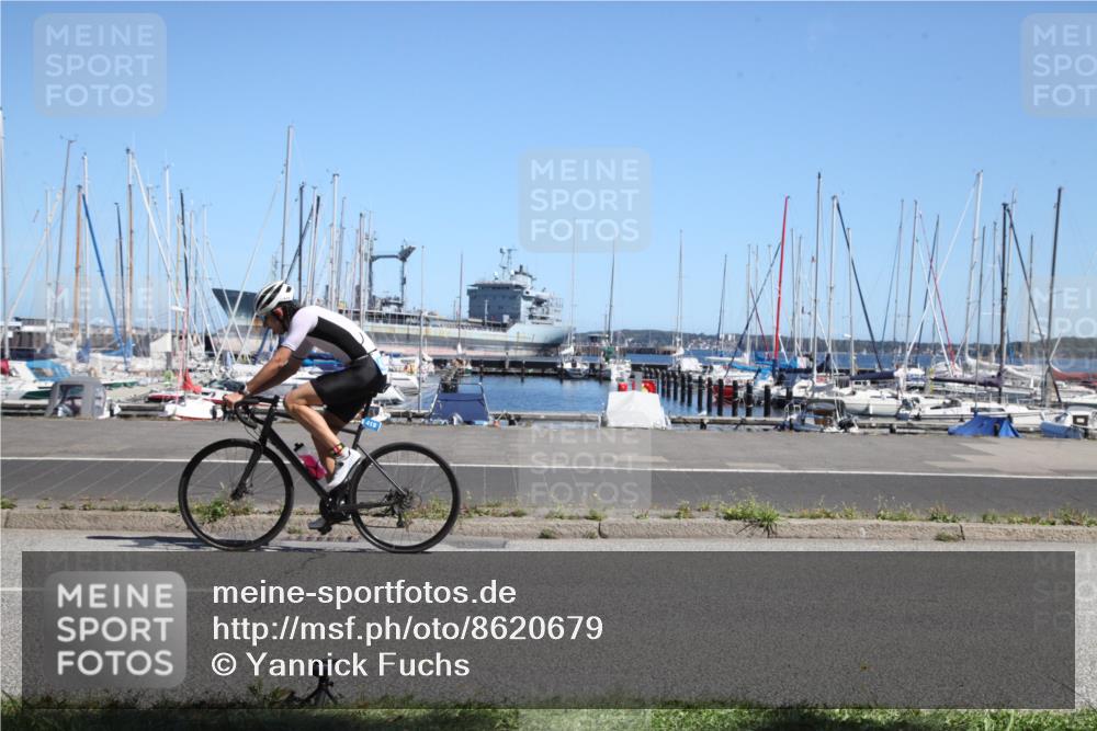 17.08.2025 - KN Förde Triathlon 2025 Yannick Fuchs http://msf.ph/oto/8620679 17.08.2025 12:47:50 Radfahren 407, 419, 422, 423 meine-sportfotos.de