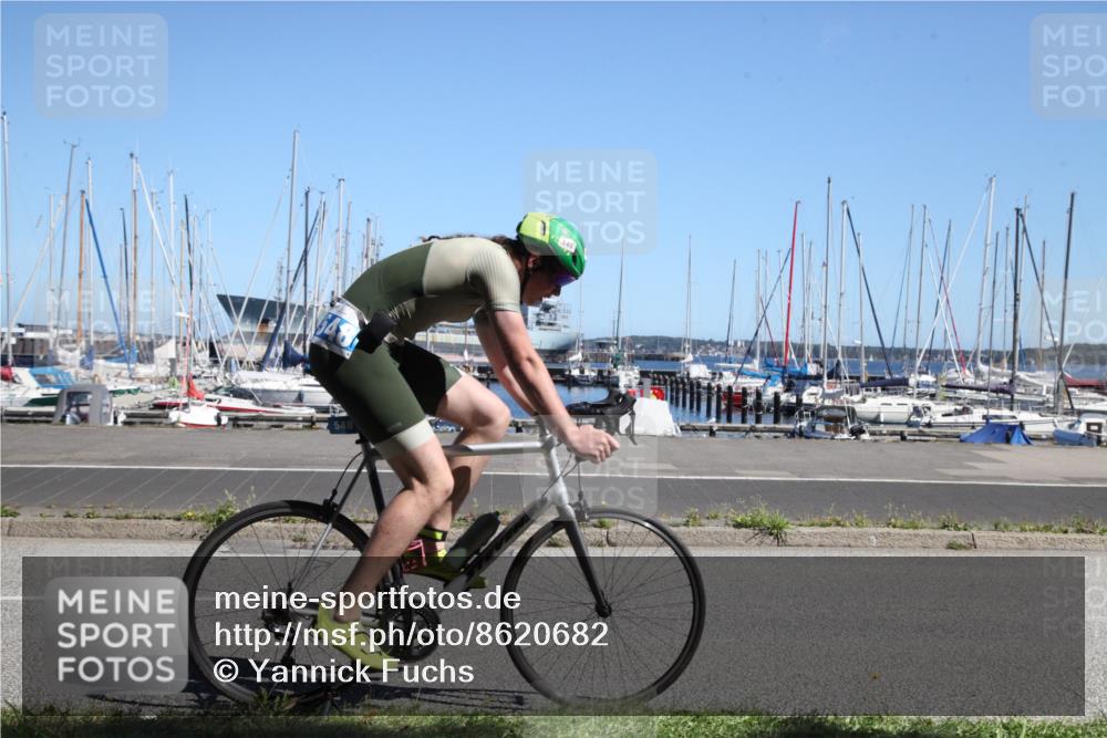 17.08.2025 - KN Förde Triathlon 2025 Yannick Fuchs http://msf.ph/oto/8620682 17.08.2025 12:47:57 Radfahren 406, 407, 413, 417, 548 meine-sportfotos.de