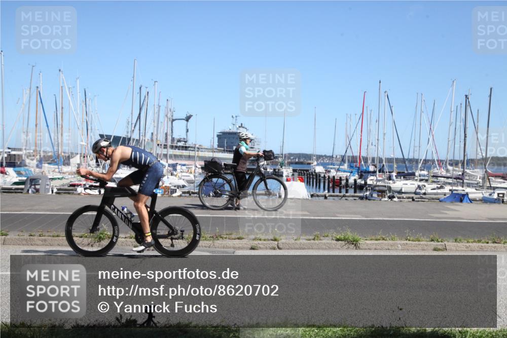 17.08.2025 - KN Förde Triathlon 2025 Yannick Fuchs http://msf.ph/oto/8620702 17.08.2025 12:50:14 Radfahren 408, 442, 466 meine-sportfotos.de