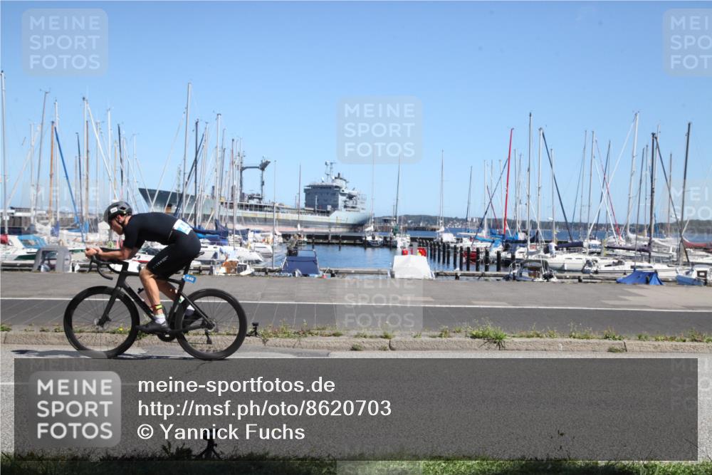 17.08.2025 - KN Förde Triathlon 2025 Yannick Fuchs http://msf.ph/oto/8620703 17.08.2025 12:50:22 Radfahren 416, 440 meine-sportfotos.de
