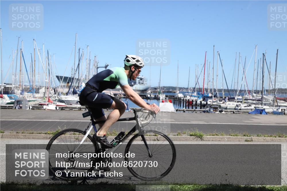 17.08.2025 - KN Förde Triathlon 2025 Yannick Fuchs http://msf.ph/oto/8620730 17.08.2025 12:52:10 Radfahren 450, 452 meine-sportfotos.de