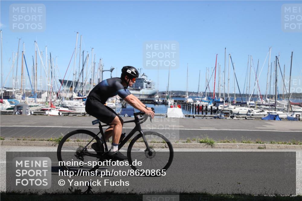 17.08.2025 - KN Förde Triathlon 2025 Yannick Fuchs http://msf.ph/oto/8620865 17.08.2025 12:58:12 Radfahren 407, 487, 500, 505, 506 meine-sportfotos.de