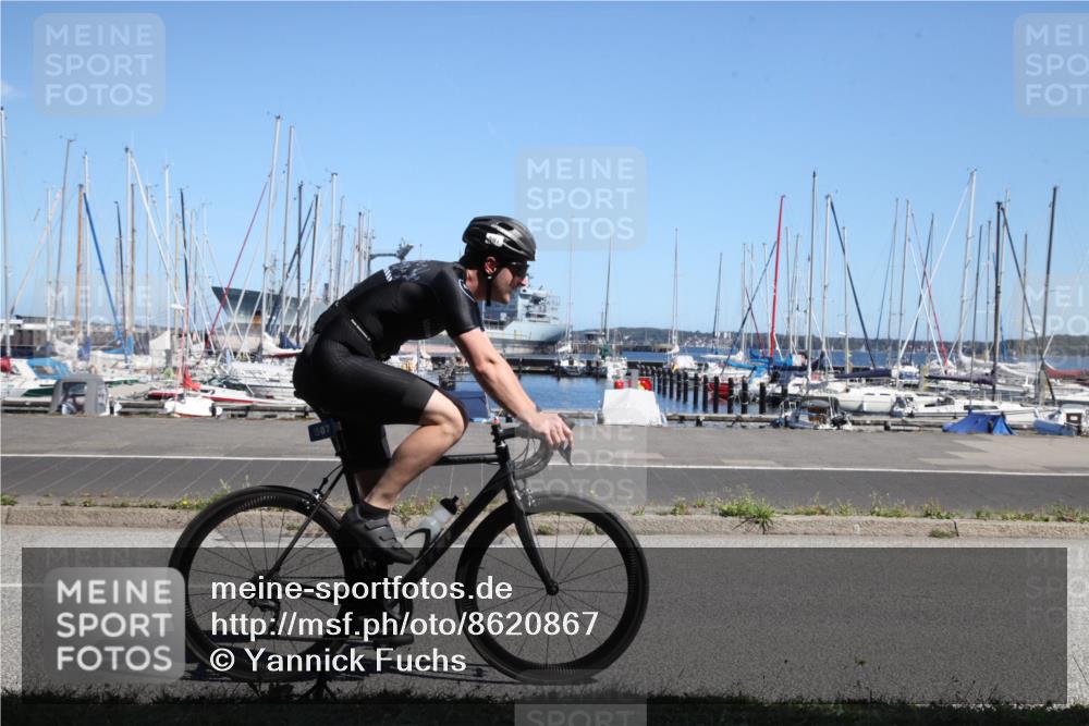 17.08.2025 - KN Förde Triathlon 2025 Yannick Fuchs http://msf.ph/oto/8620867 17.08.2025 12:58:19 Radfahren 407, 408, 420, 486, 505, 506, 507 meine-sportfotos.de