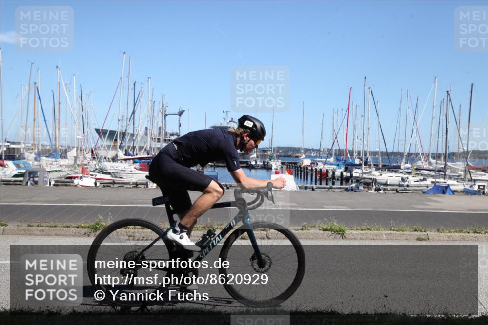 17.08.2025 - KN Förde Triathlon 2025 Yannick Fuchs http://msf.ph/oto/8620929 17.08.2025 13:00:55 Radfahren 404, 424, 519 meine-sportfotos.de
