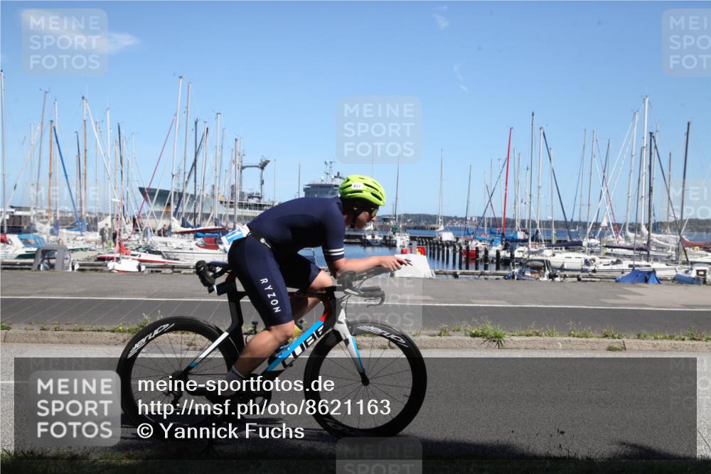 17.08.2025 - KN Förde Triathlon 2025 Yannick Fuchs http://msf.ph/oto/8621163 17.08.2025 13:09:40 Radfahren 431, 456, 457, 496, 519 meine-sportfotos.de