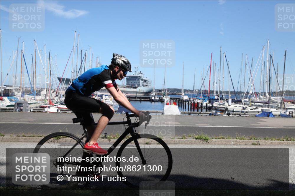 17.08.2025 - KN Förde Triathlon 2025 Yannick Fuchs http://msf.ph/oto/8621300 17.08.2025 13:15:03 Radfahren 409, 430, 549 meine-sportfotos.de