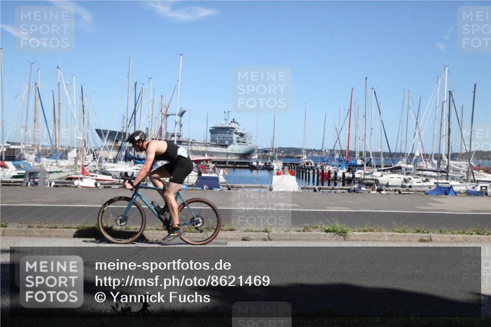 17.08.2025 - KN Förde Triathlon 2025 Yannick Fuchs http://msf.ph/oto/8621469 17.08.2025 13:21:46 Radfahren 516, 520 meine-sportfotos.de