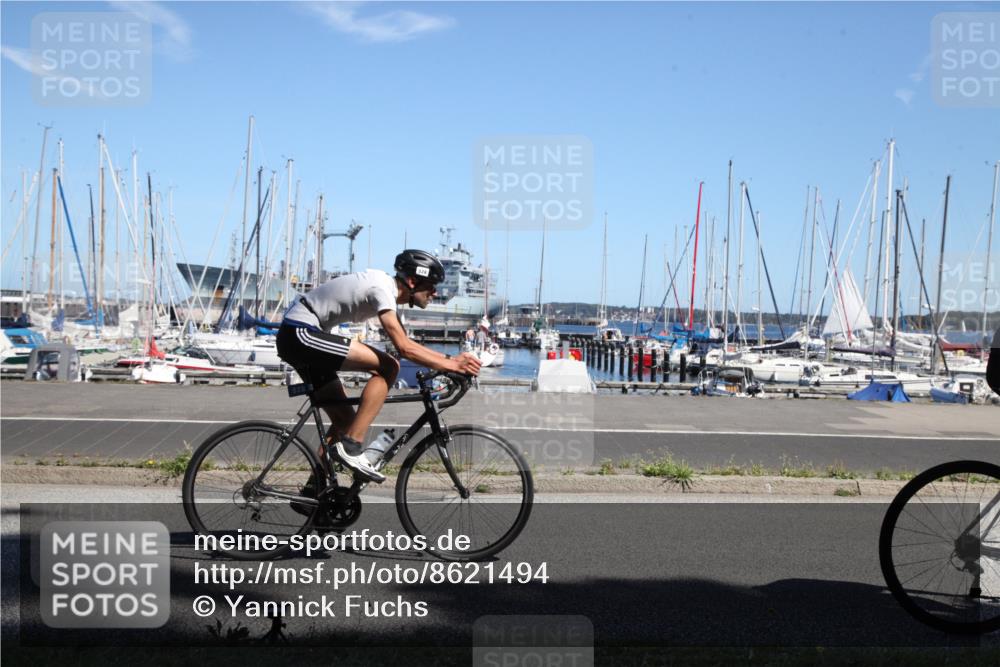 17.08.2025 - KN Förde Triathlon 2025 Yannick Fuchs http://msf.ph/oto/8621494 17.08.2025 13:22:44 Radfahren 410, 461, 486, 528 meine-sportfotos.de