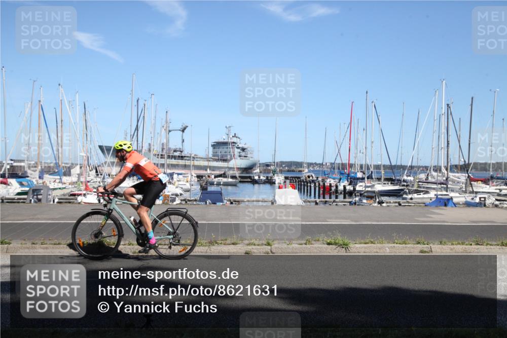 17.08.2025 - KN Förde Triathlon 2025 Yannick Fuchs http://msf.ph/oto/8621631 17.08.2025 13:30:43 Radfahren 504, 522 meine-sportfotos.de