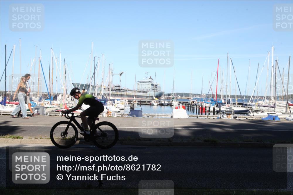 17.08.2025 - KN Förde Triathlon 2025 Yannick Fuchs http://msf.ph/oto/8621782 17.08.2025 15:02:41 Radfahren 28, 31 meine-sportfotos.de
