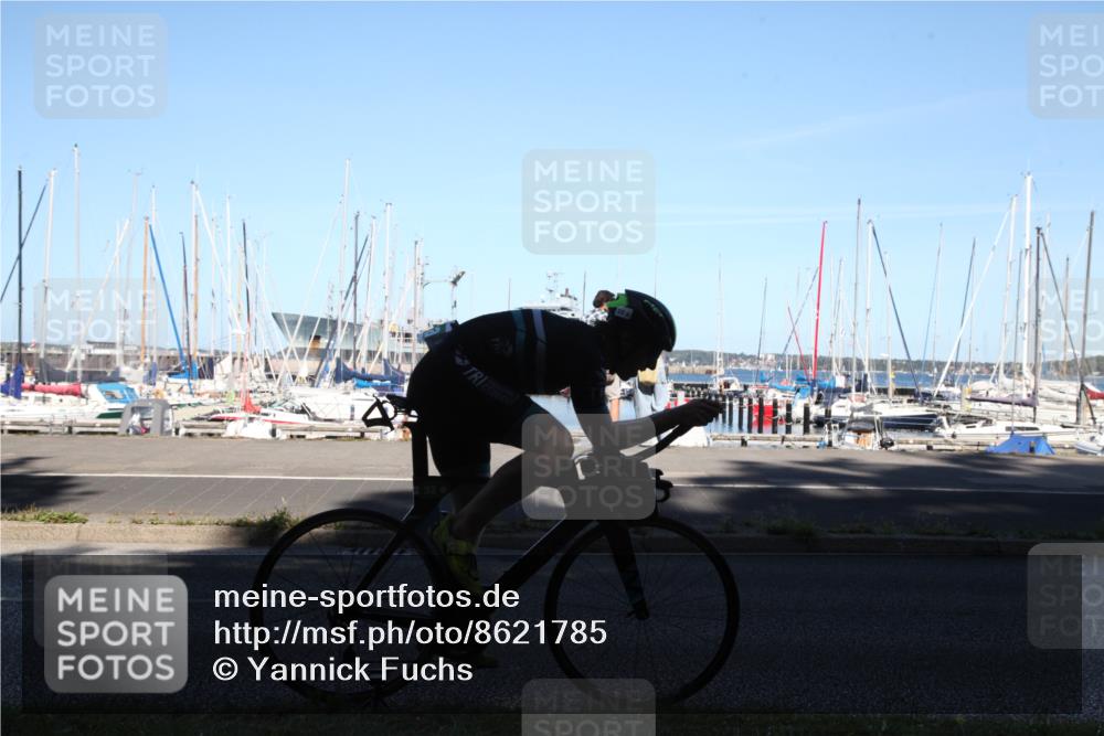 17.08.2025 - KN Förde Triathlon 2025 Yannick Fuchs http://msf.ph/oto/8621785 17.08.2025 15:02:57 Radfahren 21, 27, 32 meine-sportfotos.de