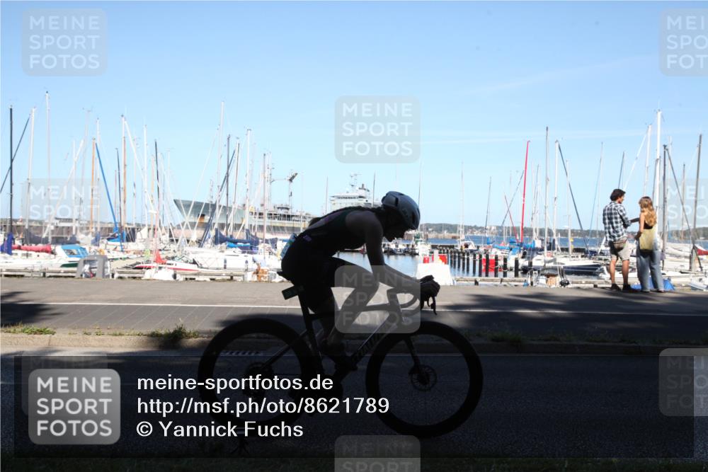 17.08.2025 - KN Förde Triathlon 2025 Yannick Fuchs http://msf.ph/oto/8621789 17.08.2025 15:03:21 Radfahren 18, 35 meine-sportfotos.de