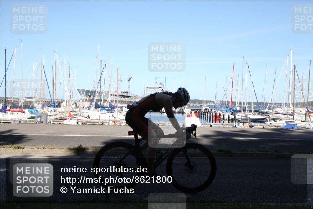 17.08.2025 - KN Förde Triathlon 2025 Yannick Fuchs http://msf.ph/oto/8621800 17.08.2025 15:04:40 Radfahren 21 meine-sportfotos.de
