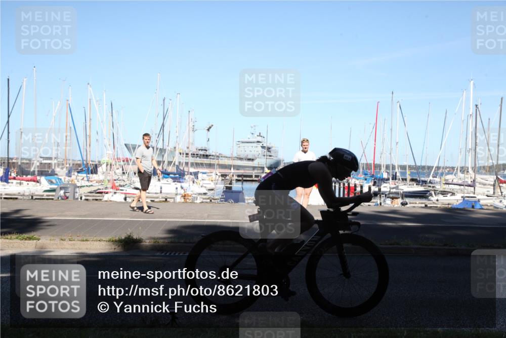 17.08.2025 - KN Förde Triathlon 2025 Yannick Fuchs http://msf.ph/oto/8621803 17.08.2025 15:05:24 Radfahren 25, 36 meine-sportfotos.de