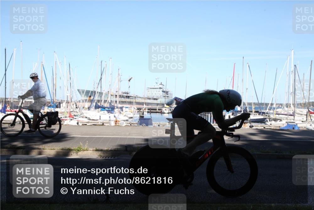 17.08.2025 - KN Förde Triathlon 2025 Yannick Fuchs http://msf.ph/oto/8621816 17.08.2025 15:18:29 Radfahren 6, 9 meine-sportfotos.de