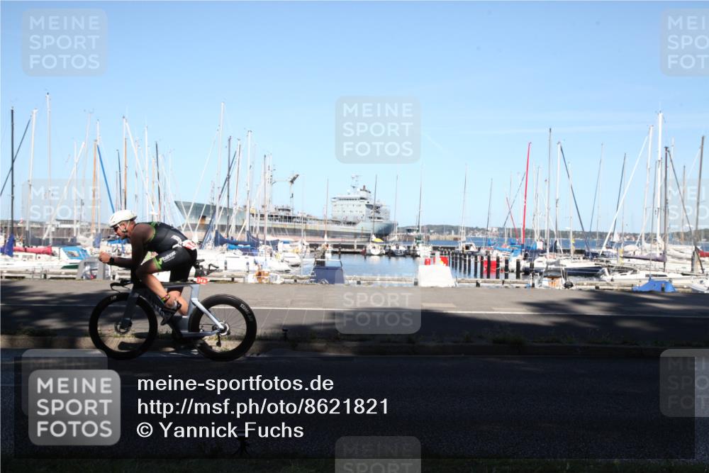 17.08.2025 - KN Förde Triathlon 2025 Yannick Fuchs http://msf.ph/oto/8621821 17.08.2025 15:19:53 Radfahren 6, 14 meine-sportfotos.de