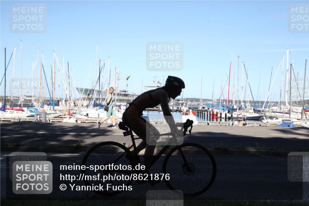 17.08.2025 - KN Förde Triathlon 2025 Yannick Fuchs http://msf.ph/oto/8621876 17.08.2025 15:34:13 Radfahren 21, 28 meine-sportfotos.de
