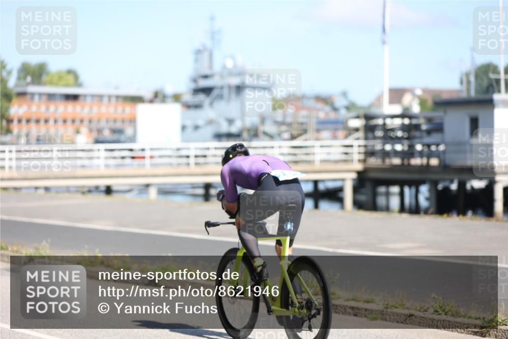 17.08.2025 - KN Förde Triathlon 2025 Yannick Fuchs http://msf.ph/oto/8621946 17.08.2025 11:00:13 Radfahren 261, 266, 267, 261 meine-sportfotos.de