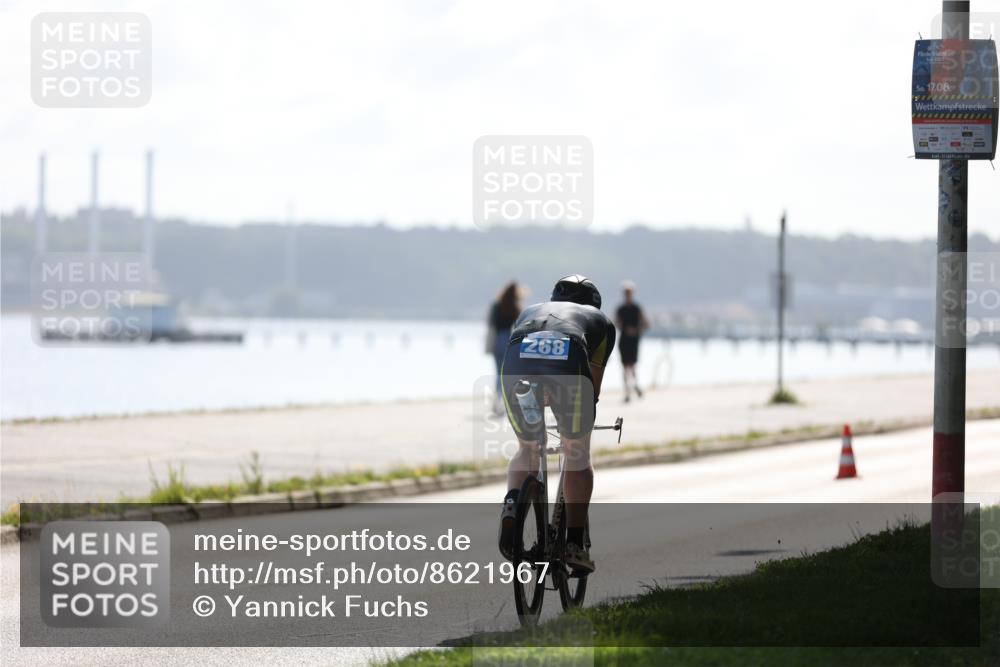 17.08.2025 - KN Förde Triathlon 2025 Yannick Fuchs http://msf.ph/oto/8621967 17.08.2025 11:01:27 Radfahren 266, 274, 268 meine-sportfotos.de