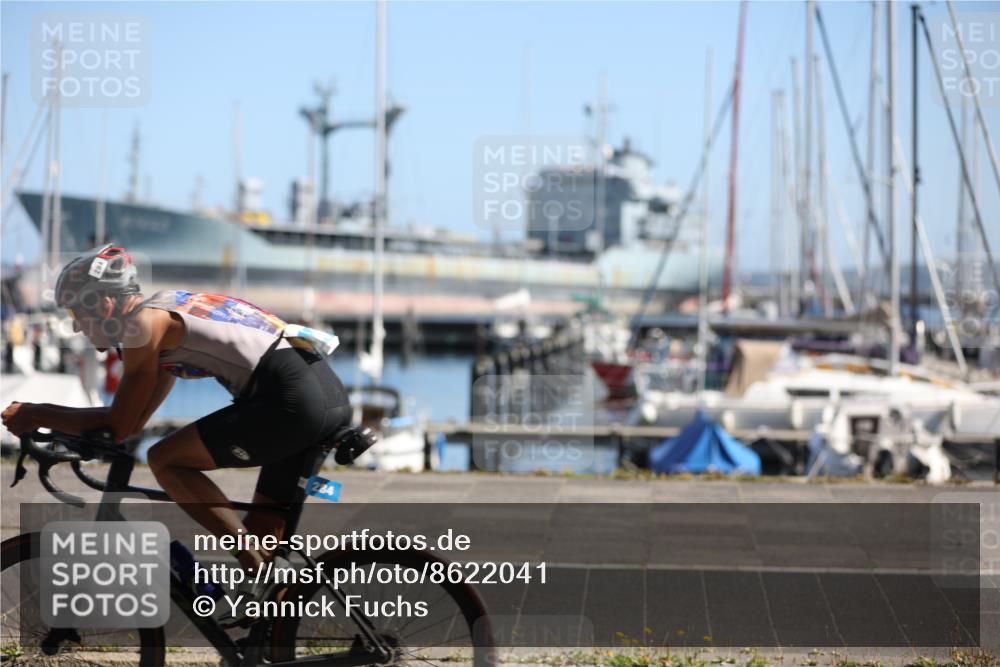 17.08.2025 - KN Förde Triathlon 2025 Yannick Fuchs http://msf.ph/oto/8622041 17.08.2025 11:03:32 Radfahren 271, 284, 307 meine-sportfotos.de