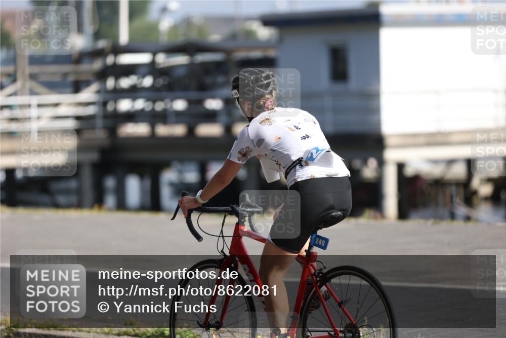 17.08.2025 - KN Förde Triathlon 2025 Yannick Fuchs http://msf.ph/oto/8622081 17.08.2025 09:46:07 Radfahren 121, 168, 243, 249 meine-sportfotos.de