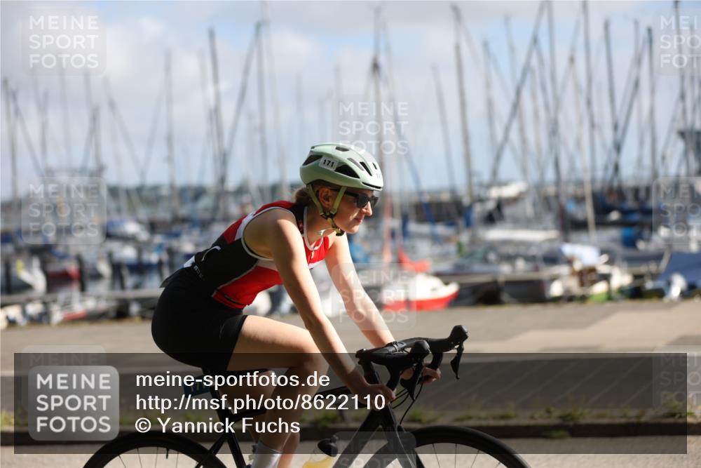 17.08.2025 - KN Förde Triathlon 2025 Yannick Fuchs http://msf.ph/oto/8622110 17.08.2025 09:46:18 Radfahren 144, 171, 180, 194, 213, 252, 121, 168 meine-sportfotos.de