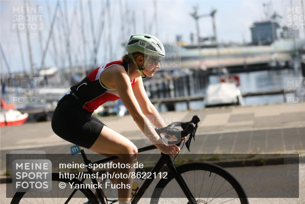 17.08.2025 - KN Förde Triathlon 2025 Yannick Fuchs http://msf.ph/oto/8622112 17.08.2025 09:46:18 Radfahren 144, 171, 180, 194, 213, 252, 121, 168 meine-sportfotos.de