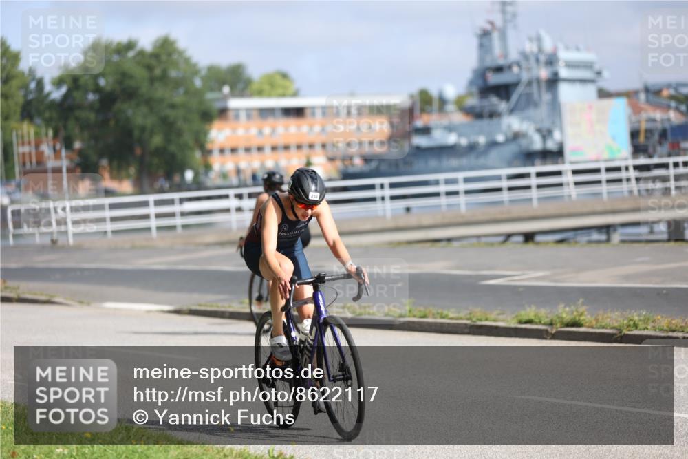 17.08.2025 - KN Förde Triathlon 2025 Yannick Fuchs http://msf.ph/oto/8622117 17.08.2025 09:46:24 Radfahren 144, 180, 194, 225, 252, 171, 213 meine-sportfotos.de